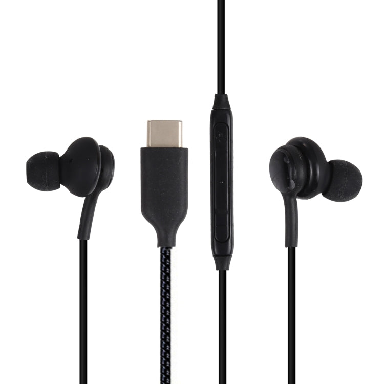 Auricolare in-ear con filo intrecciato USB-C per Samsung