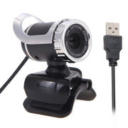 A859 WebCam USB 2.0 da 480 pixel HD 360 gradi Fotocamera per PC con microfono per assorbimento acustico per computer PC portatile, lunghezza cavo: 1,4 m
