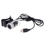 A859 WebCam USB 2.0 da 480 pixel HD 360 gradi Fotocamera per PC con microfono per assorbimento acustico per computer PC portatile, lunghezza cavo: 1,4 m