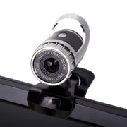 A859 WebCam USB 2.0 da 480 pixel HD 360 gradi Fotocamera per PC con microfono per assorbimento acustico per computer PC portatile, lunghezza cavo: 1,4 m