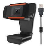 A870 480P Pixel HD WebCam da 360 gradi USB 2.0 Videocamera per PC con microfono per computer Skype PC portatile, lunghezza cavo: 1,4 m, A870 (Orange), A870 (Black)