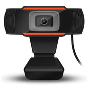 A870 480P Pixel HD WebCam da 360 gradi USB 2.0 Videocamera per PC con microfono per computer Skype PC portatile, lunghezza cavo: 1,4 m, A870 (Orange), A870 (Black)