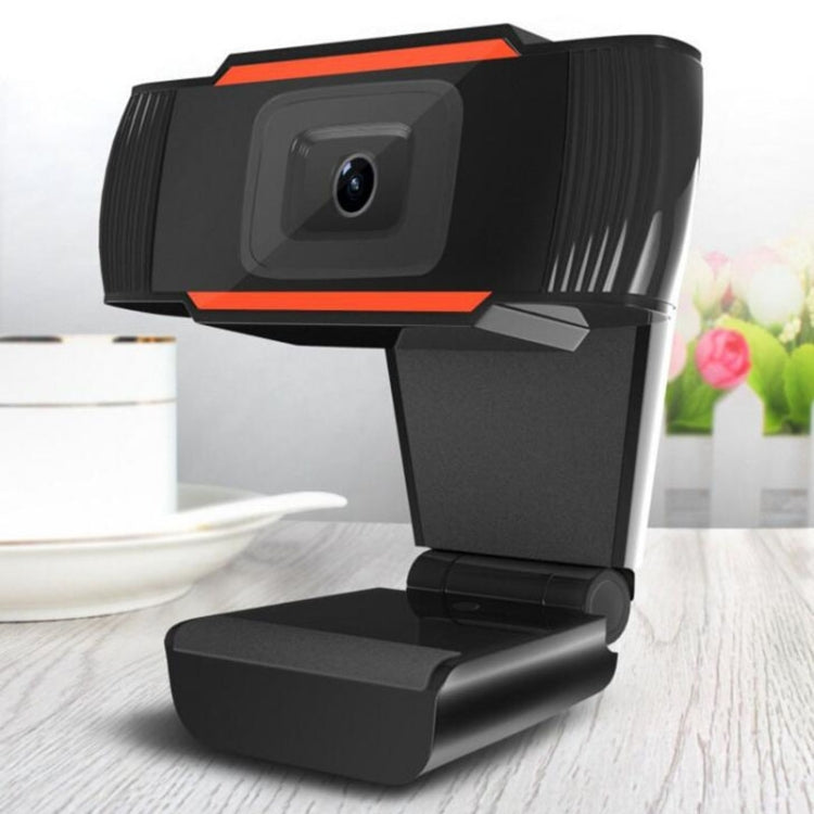 A870 480P Pixel HD WebCam da 360 gradi USB 2.0 Videocamera per PC con microfono per computer Skype PC portatile, lunghezza cavo: 1,4 m, A870 (Orange), A870 (Black)