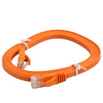 Cavo LAN di rete Ethernet piatto ultrasottile CAT6 da 2 m, cavo patch RJ45, Length: 2m