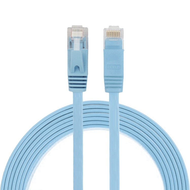 Cavo LAN di rete Ethernet piatto ultrasottile CAT6 da 2 m, cavo patch RJ45, Length: 2m