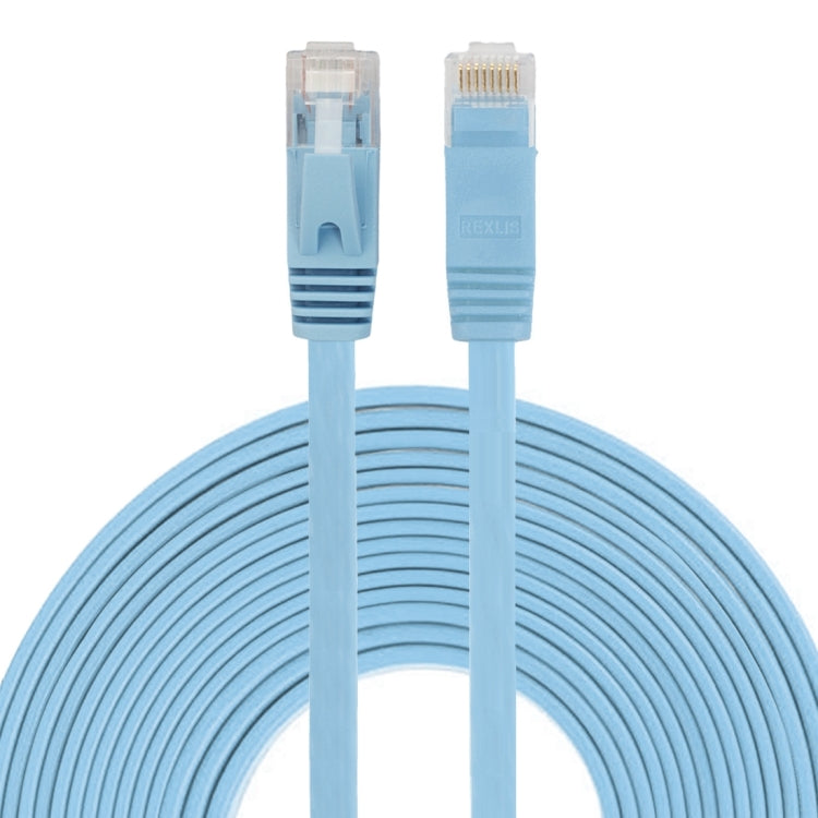 Cavo LAN di rete Ethernet piatto ultrasottile CAT6 da 8 m, cavo patch RJ45, Length: 8m