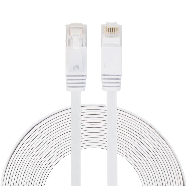 Cavo LAN di rete Ethernet piatto ultrasottile CAT6 da 8 m, cavo patch RJ45, Length: 8m