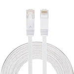 Cavo LAN di rete Ethernet piatto ultrasottile CAT6 da 8 m, cavo patch RJ45, Length: 8m