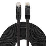 Cavo LAN di rete Ethernet piatto ultrasottile CAT6 da 10 m, cavo patch RJ45, Length: 10m