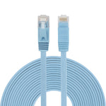 Cavo LAN di rete Ethernet piatto ultrasottile CAT6 da 10 m, cavo patch RJ45, Length: 10m