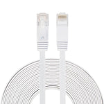 Cavo LAN di rete Ethernet piatto ultrasottile CAT6 da 10 m, cavo patch RJ45, Length: 10m