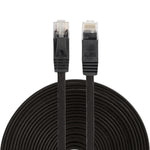 Cavo LAN di rete Ethernet piatto ultrasottile CAT6 da 15 m, cavo patch RJ45, Length: 15m
