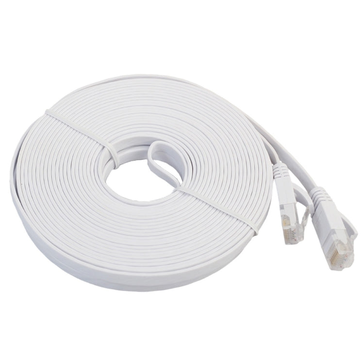 Cavo LAN di rete Ethernet piatto ultrasottile CAT6 da 15 m, cavo patch RJ45, Length: 15m