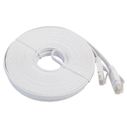 Cavo LAN di rete Ethernet piatto ultrasottile CAT6 da 15 m, cavo patch RJ45, Length: 15m