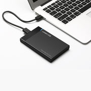 UGREEN US221 Custodia per HDD Custodia per HDD esterna da 2,5 pollici SATA a USB 3.0 SSD Box per unità disco rigido, supporto protocollo UASP, US221 Removable Cable, US221 Fixed Cable