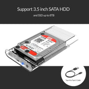 ORICO 3139C3 Custodia per disco rigido esterno SATA HDD USB 3.1 Type-C da 3,5 pollici, USB 3.1 Type-C (3.5 inch)