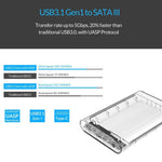 ORICO 3139C3 Custodia per disco rigido esterno SATA HDD USB 3.1 Type-C da 3,5 pollici, USB 3.1 Type-C (3.5 inch)