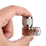 Connettore UHF femmina a maschio UHF, gomito a 90 gradi, UHF Female to Male