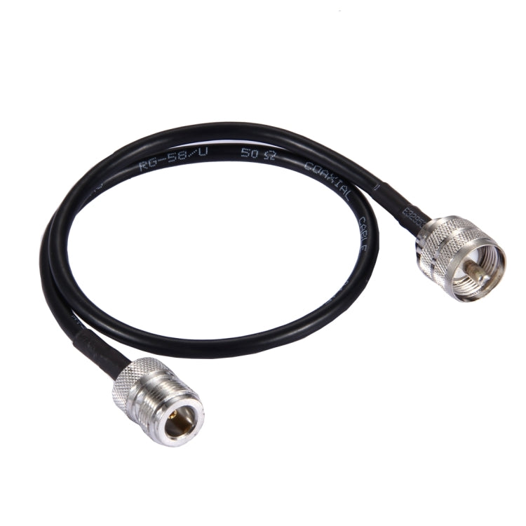 Cavo UHF maschio a N femmina RG58 da 50 cm, 50cm UHF Male to N Female