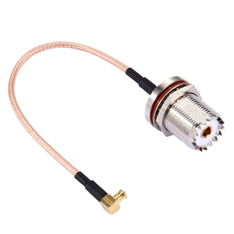 Cavo UHF femmina da 15 cm a maschio MCX con gomito a 90 gradi RG316, UHF Female to MCX Male