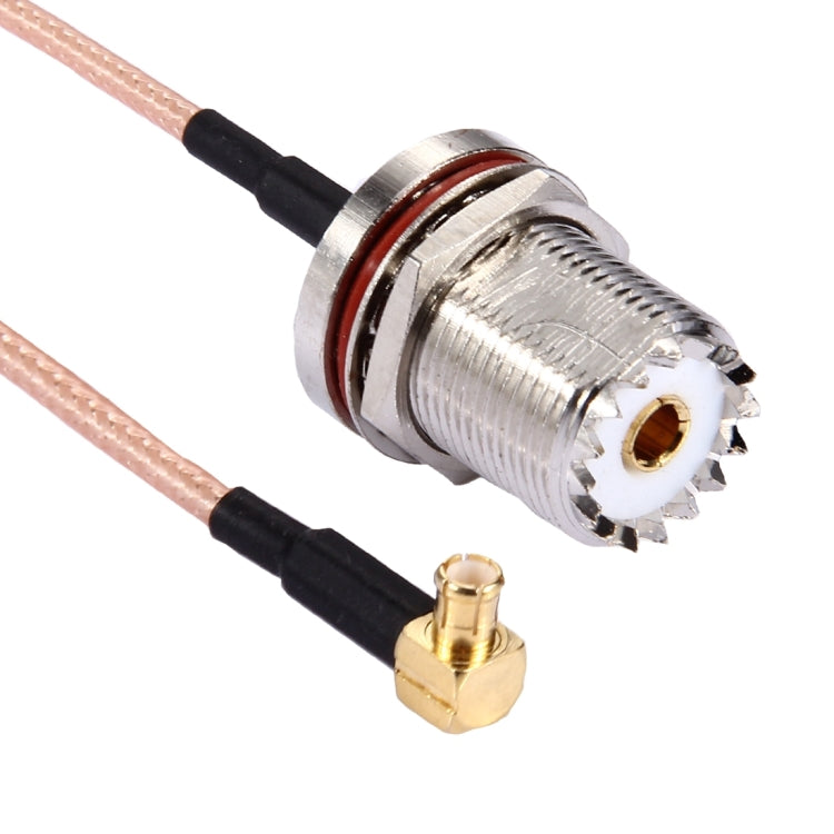 Cavo UHF femmina da 15 cm a maschio MCX con gomito a 90 gradi RG316, UHF Female to MCX Male