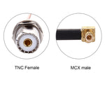 Cavo UHF femmina da 15 cm a maschio MCX con gomito a 90 gradi RG316, UHF Female to MCX Male