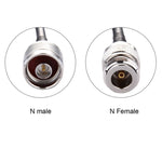 Cavo RG58 da N maschio a N femmina da 1 m, 1m N Male to N Female