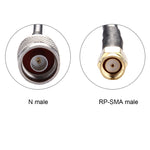Cavo RP-SMA maschio a N maschio RG58 da 5 m, 5m RP-SMA Male to N Male