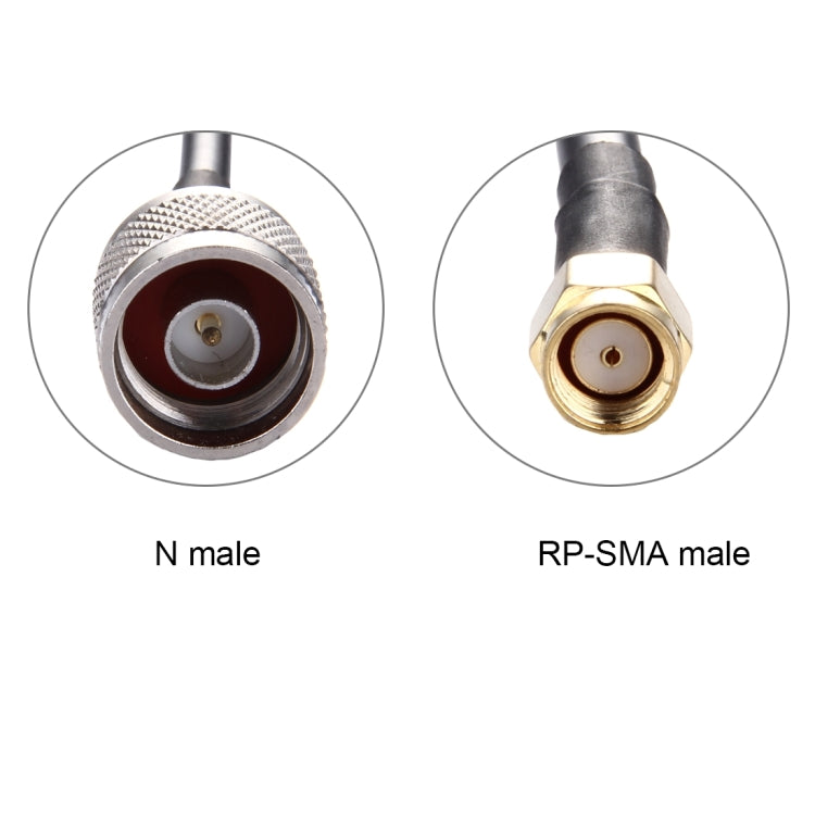 Cavo RP-SMA maschio a N maschio RG58 da 5 m, 5m RP-SMA Male to N Male