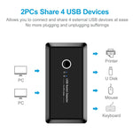 Selettore USB 3.0 con 2 ingressi e 4 porte di uscita