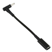 PD 100 W 18,5-20 V 3,5 x 1,35 mm Gomito a adattatore USB-C / Type-C Cavo intrecciato in nylon, 3.5 x 1.35mm
