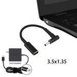 Cavo adattatore USB-C femmina a 3,5x1,35 mm maschio 8 cm