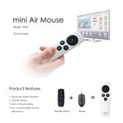 Measy RC9 2.4GHz Fly Air Mouse Tastiera Wireless Telecomando, RC9