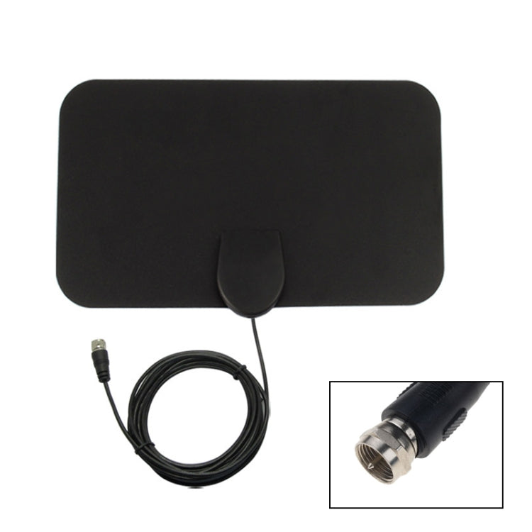 Antenna HDTV per interni AN-1001 5dBi/25dBi con adesivo bifacciale, VHF170-230/UHF470-862MHz, AN-1001