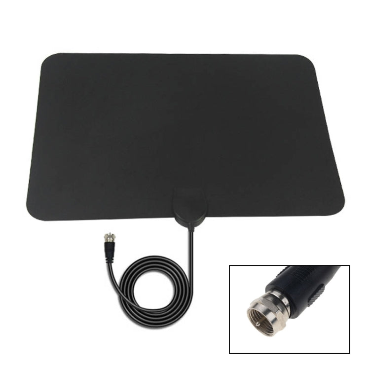 AN-1002 Antenna HDTV per interni 5dBi/25dBi con ventosa, VHF170-230/UHF470-862MHz, AN-1002