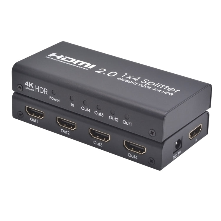 AYS-14V20 Splitter switch HDMI 2.0 1x4 4K Ultra HD, 1x4 4K