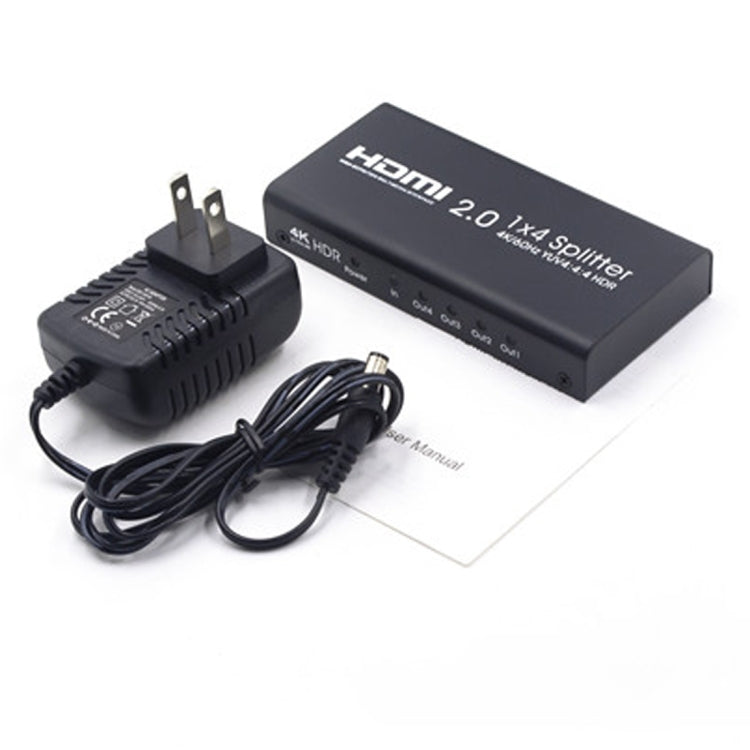 AYS-14V20 Splitter switch HDMI 2.0 1x4 4K Ultra HD, 1x4 4K