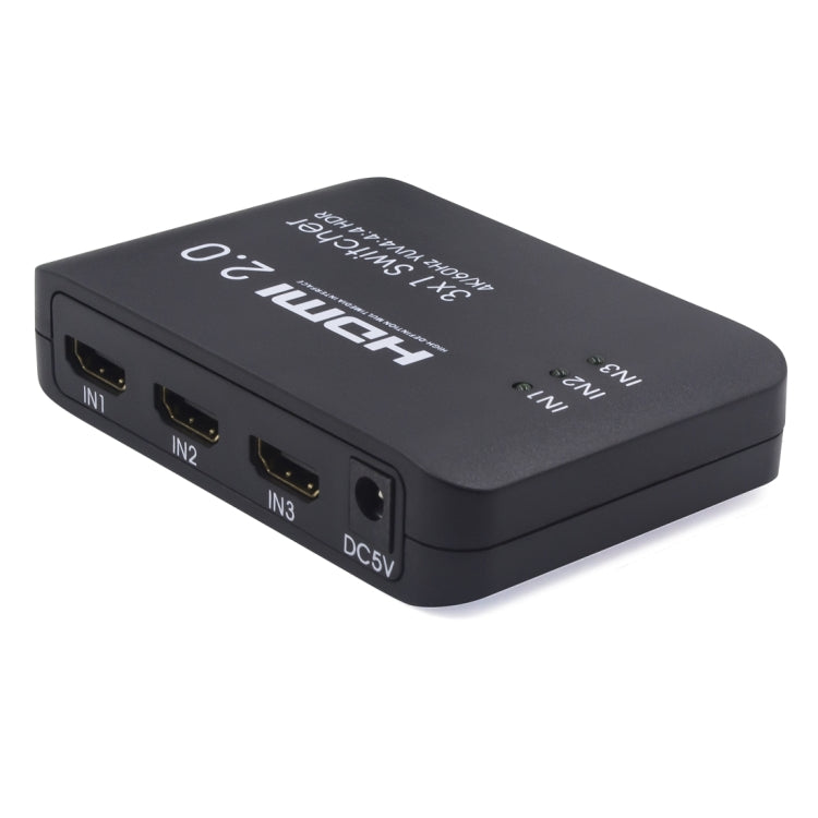 AYS-31V20 Splitter switch HDMI 2.0 3x1 4K Ultra HD, 3x1 4K