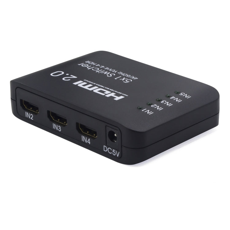 AYS-51V20 Splitter switch HDMI 2.0 5x1 4K Ultra HD, 5x1 4K
