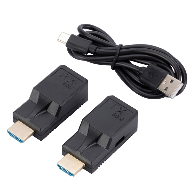 Estensore di rete da RJ45 a HDMI da 60 m, con cavo, RJ45 to HDMI 60m, with Cable