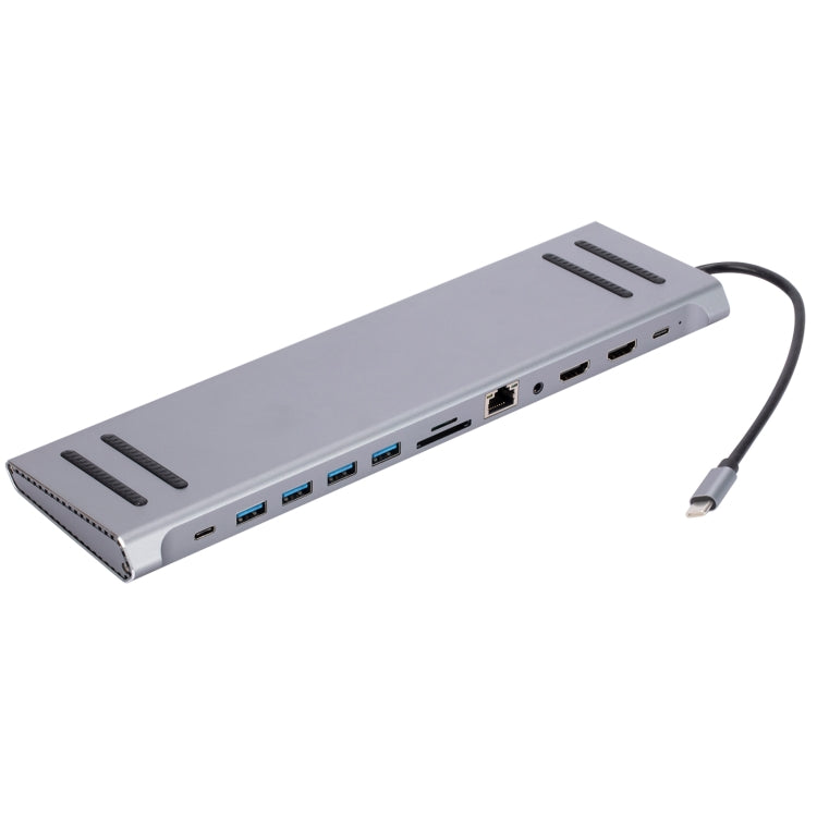 Docking station 12 in 1 da tipo C a doppia HDMI, 12 in 1