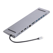 Docking station 12 in 1 da tipo C a doppia HDMI, 12 in 1