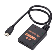 Splitter video HD HDMI 4K 1 in 2 uscite, con cavo, 1 into 2 out