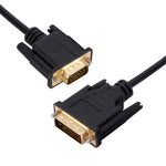 Cavo adattatore DVI a VGA Cavo monitor scheda grafica computer, lunghezza: 2 m, 2m