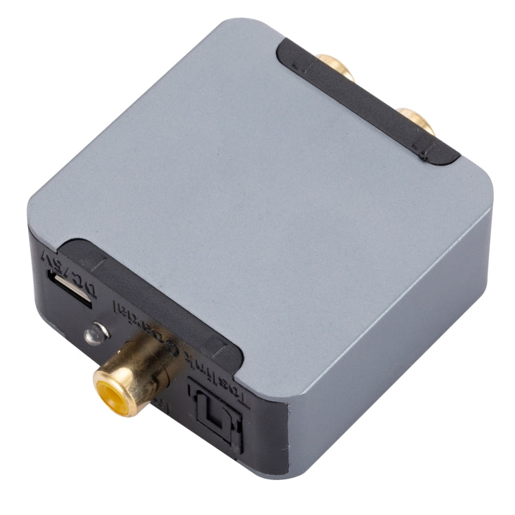 Convertitore audio coassiale da digitale ad analogico 3.5, host + cavo USB + cavo in fibra ottica, Host + USB Cable + Optical Fiber Cable