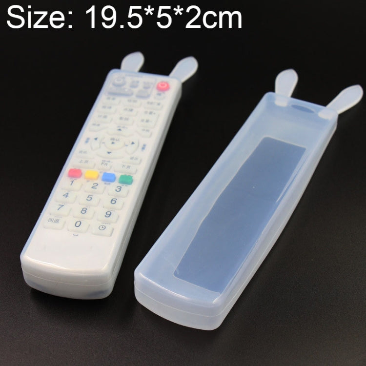 5pcs Long Rabbit Design Air Conditioning/TV/Smart TV Box Remote Control Protective Cover Silicone Dustproof Waterproof, Size: 19.5*5*2cm, 19.5*5*2cm