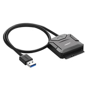 UGREEN Convertitore cavo adattatore USB 3.0 a SATA per disco rigido da 2,5/3,5 pollici HDD e SSD, supporto UASP SATA 3.0, USB 3.0 to SATA