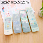 5pcs Long Design Air Conditioner Remote Control Silicone Protective Cover, Size: 16*5.5*2cm, 16*5.5*2cm