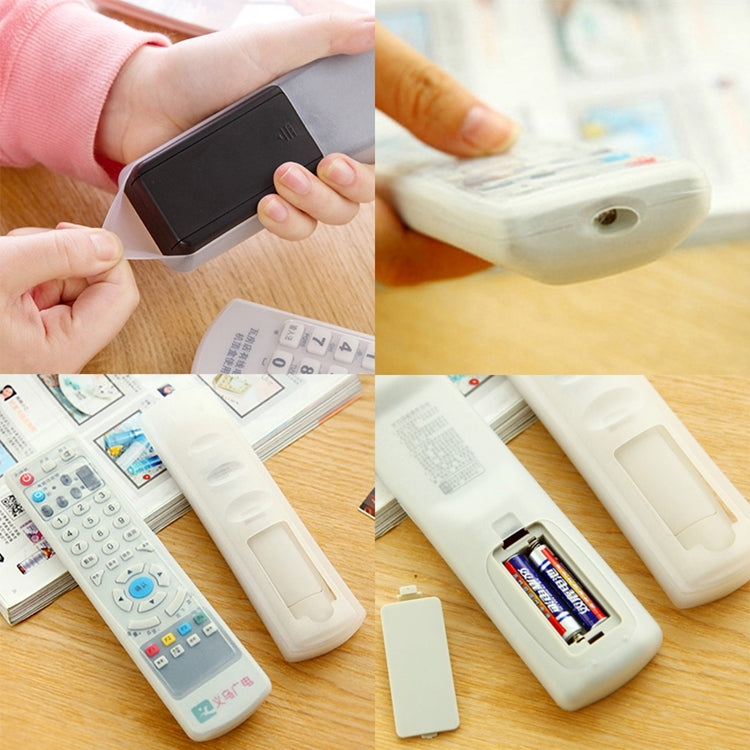 5pcs Long Design Air Conditioner Remote Control Silicone Protective Cover, Size: 16*5.5*2cm, 16*5.5*2cm