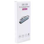Adattatore HUB USB-C 5 in 2 con porta LAN Gigabit